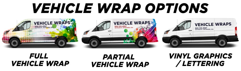 Winnetka Vehicle Wraps vehicle wrap options