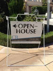 Custom Real Estate Open House Yard Sign